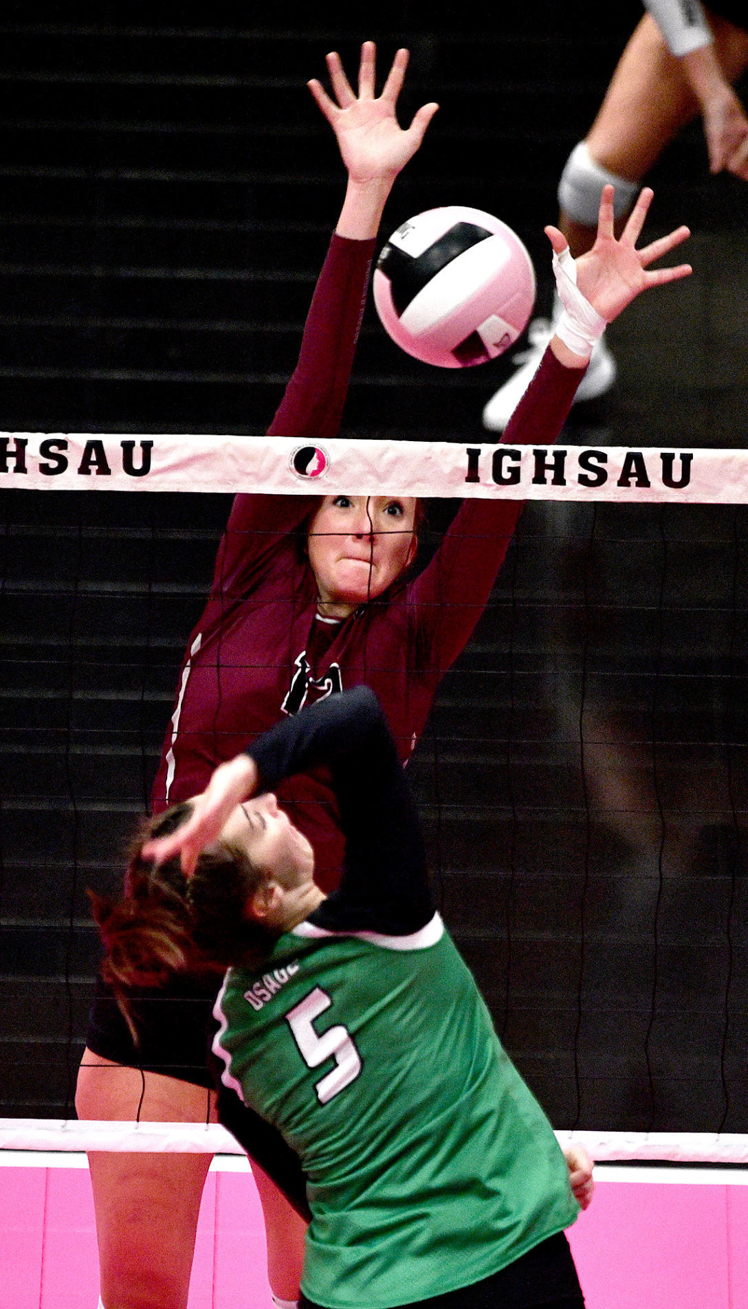 Western Christian vs Osage state volleyball